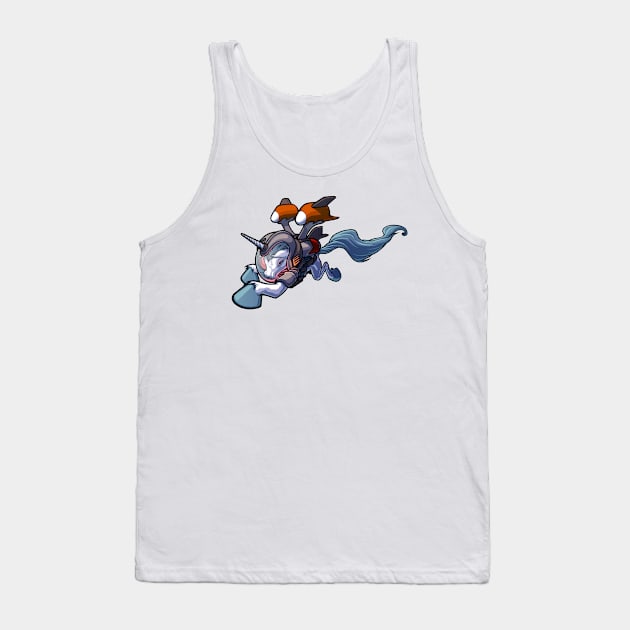 Jetpack Unicorn Tank Top by gregorytitus